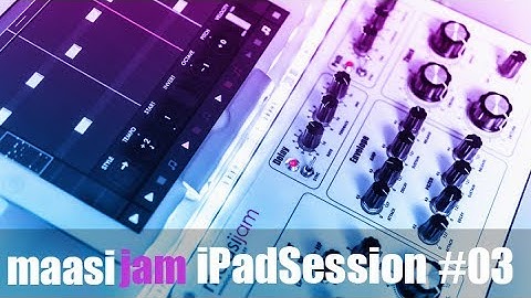 Animoog sequenced by Fugue Machine - Ambient Music- maasijam ipadsession #03