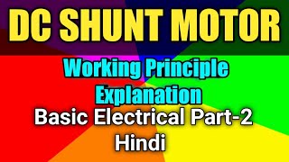 What is DC Shunt motor | Working Principle | Basic Electrical Part-2 | DC Shunt motor kya hota hai