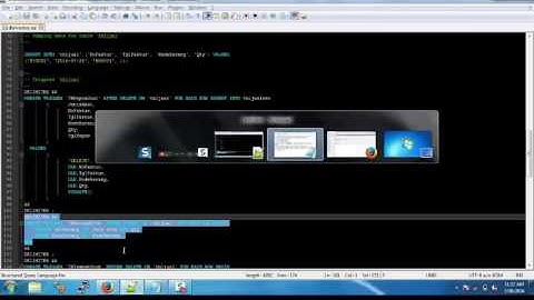 UTS Membuat SQL Triggers Insert, Update, Delete