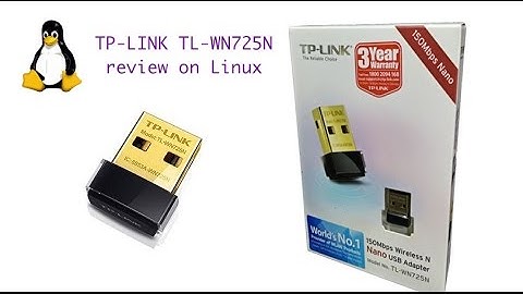 Review TP-LINK TL-WN725N v2 on Linux