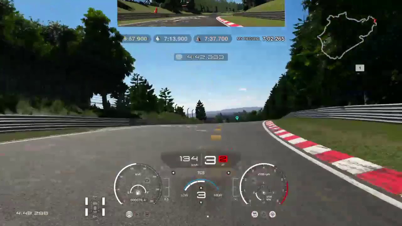 Trying my hardest to get gold time on Nürburgring - Gran Turismo sport challenge series