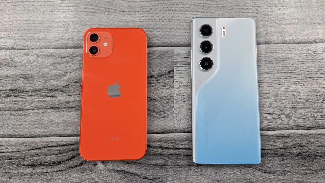 iPhone 12 Vs Tecno Camon 40 Pro Speed Test