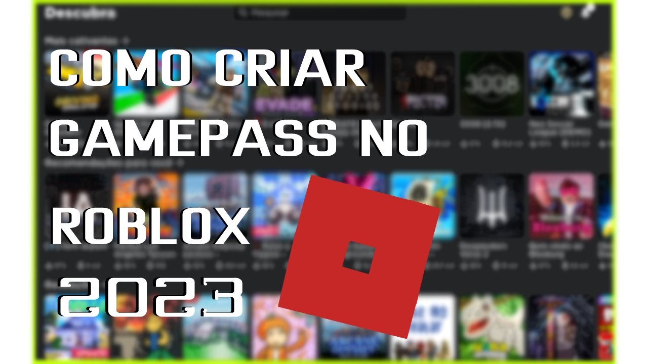 como fazer um gamepass no roblox