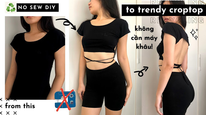 Diy áo crop top từ áo giữ nhiệt năm 2024