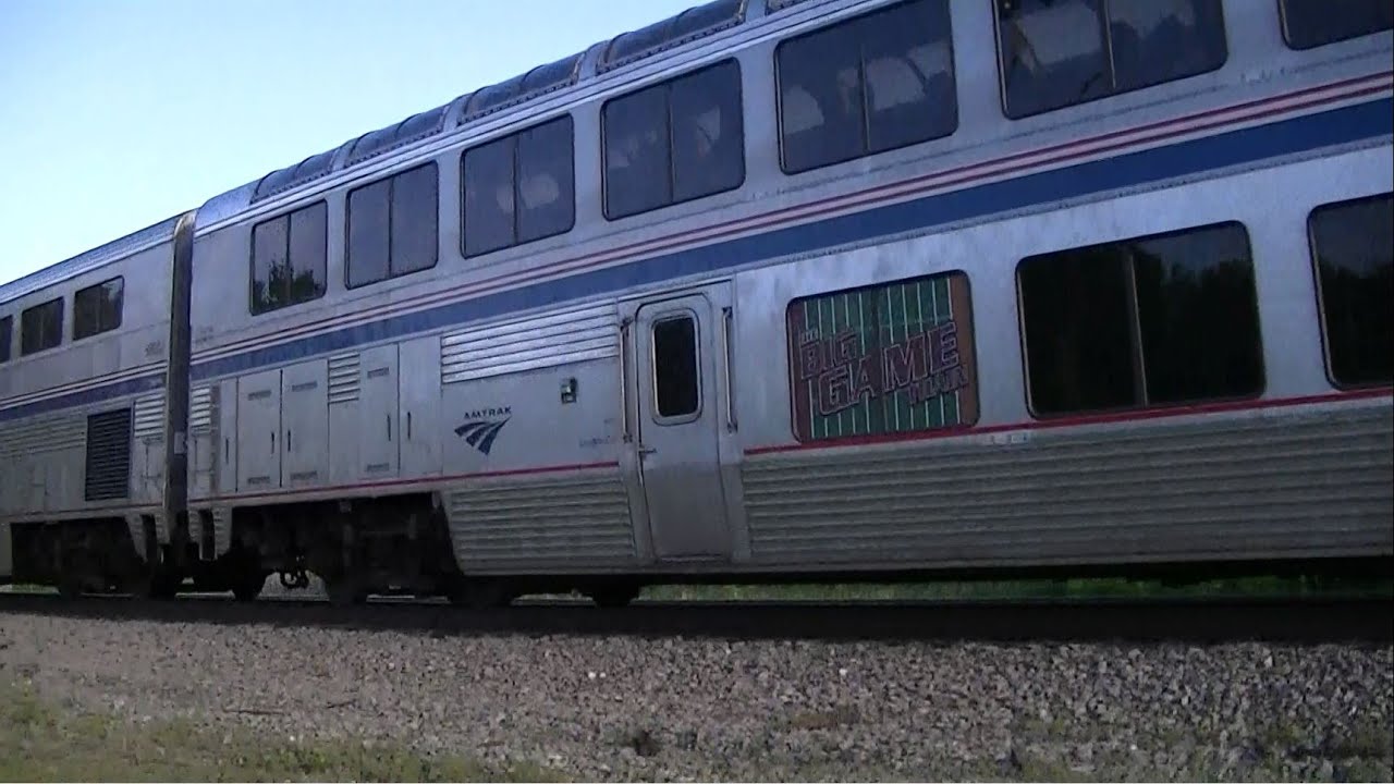 Amtrak #5 With Big Game Sightseer Lounge