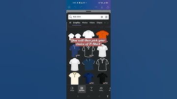 Thumbnail of How To Change T-Shirt Color In Canva Tutorial | Canva Hacks And Tricks | #shorts #short #canva