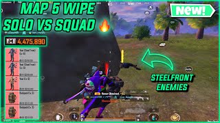 Metro Royale Map 5 Wipe Alone 🔥 Solo vs Squad Advanced Mode / PUBG METRO ROYALE CHAPTER 16