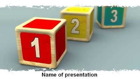Winning First Place PowerPoint Template by PoweredTemplate.com