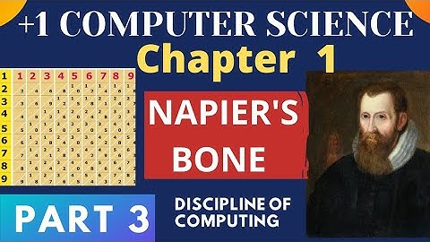 Plus One Computer Science Malayalam | Chapter 1 | Napier