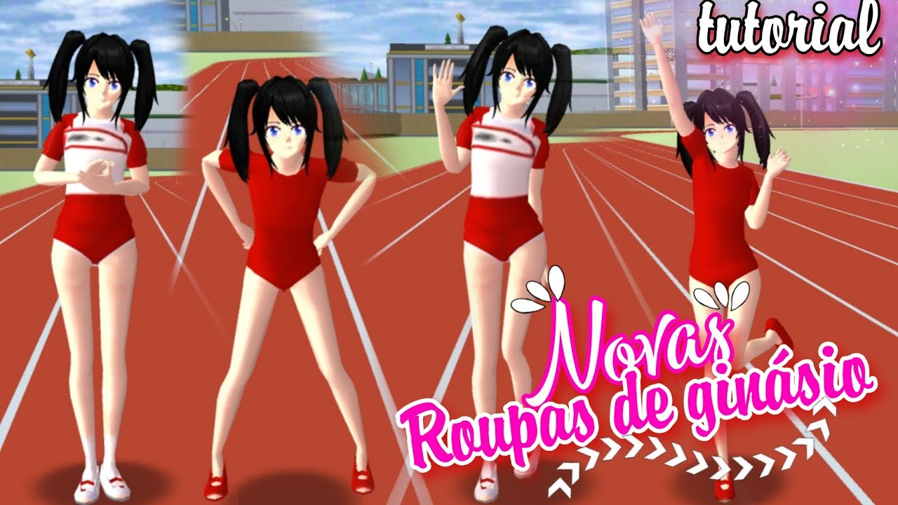 Como ter NOVAS ROUPAS de GINÁSIO ~ tutorial RÁPIDO e FÁCIL no sakura School simulation ❤️