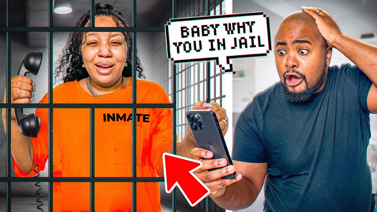 Calling My Husband From "JAIL" PRANK!! - YouTube