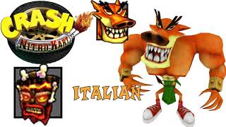 Crash Nitro Kart Tiny Tiger Voice Clips Italian