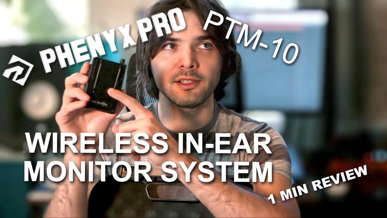 PTM-10 Stereo Wireless In-Ear Monitor System - Phenyx Pro