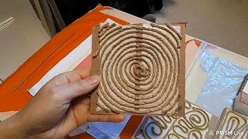 DIY texture plate for Gelli printing