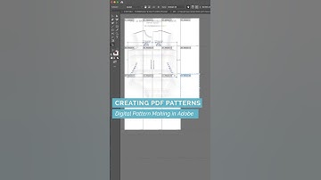 47/49 Creating multi-page PDF Patterns - Digital #patternmaking in #adobeillustrator #patterncutting