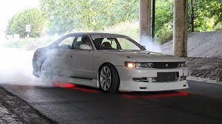 300HP Modified Toyota Chaser 1JZ | Burnouts, Accelerations, Fast Fly By's, Loud Sounds, ...