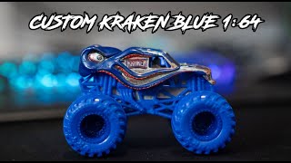 Kraken Blue Monster Jam Truck | CUSTOM 1:64 | EPICJONTUAZON