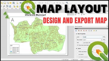 Make Map Using QGIS: The Map Layout #qgis #map