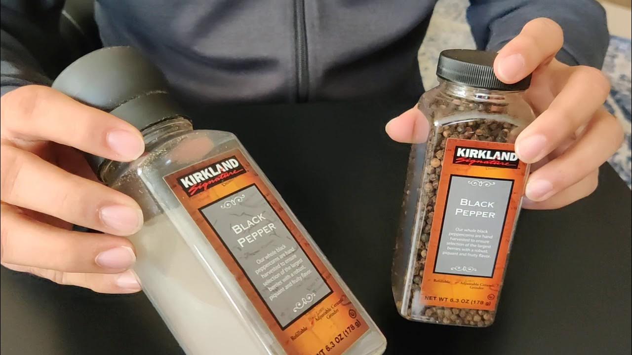 Refill Costco salt pepper grinder refill New Design YouTube