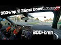 900whp Nissan GTR Street Car TRACK RECORD LAP @ MONZA 1.52.595 | AMS Alpha 12 Turbo Kit OnBoard