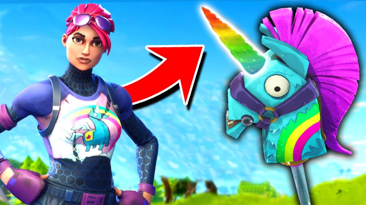 The Secret Rainbow Unicorn In Fortnite Battle Royale Youtube - the secret rainbow unicorn in fortnite battle royale