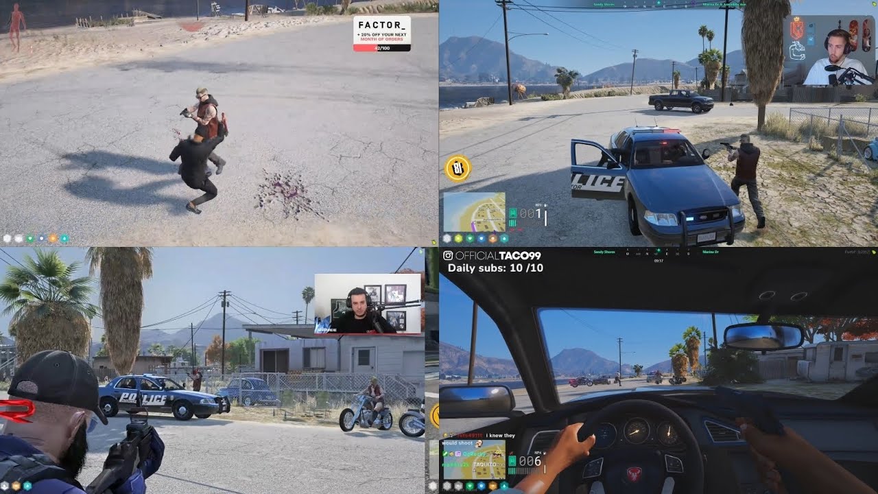 CG Shoot Chaos Legion After They Shot Mr. K (Multi POV) | NoPixel 4.0 ...