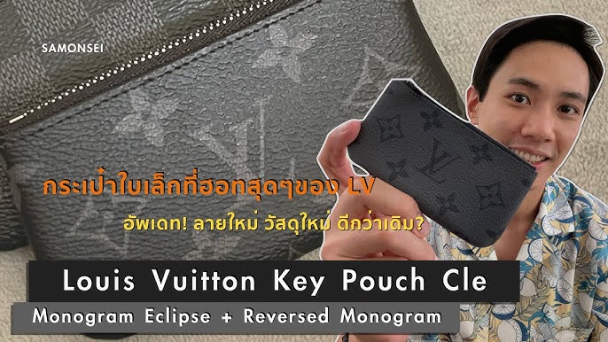 Louis Vuitton Key Pouch Monogram Eclipse Reverse