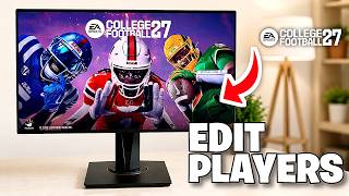 College Football 27 How to Edit Players - Full Guide