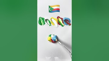 What color do mixed flags make? #colormixing #flagmixing #mixingcolors #satisfying #asmr #magicolor