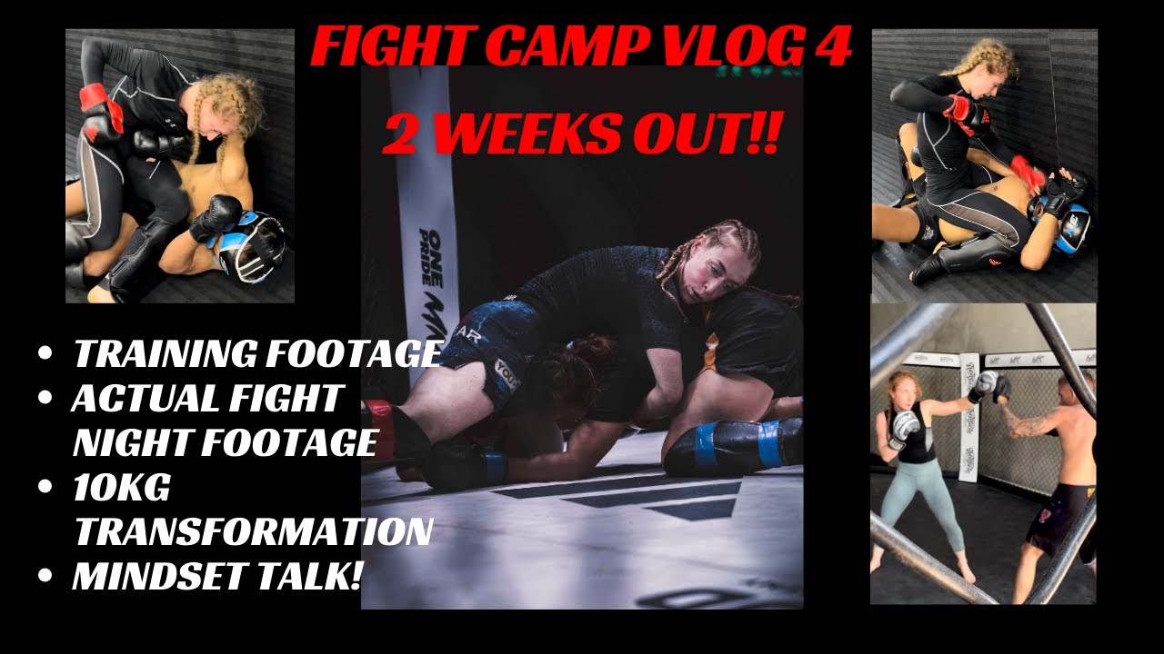 MMA FIGHT CAMP Training footage, Fight night footage, 10kg