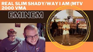 REAL SLIM SHADY/THE WAY I AM/MTV MUSIC AWARDS 2000 - EMINEM (UK Independent Artists React) RAP GOD!