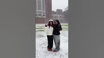 It S A Rare Winter Wonderland On Campus 