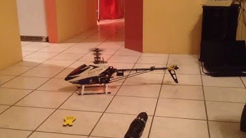 Align Trex 500E combo package. First spool up after build.