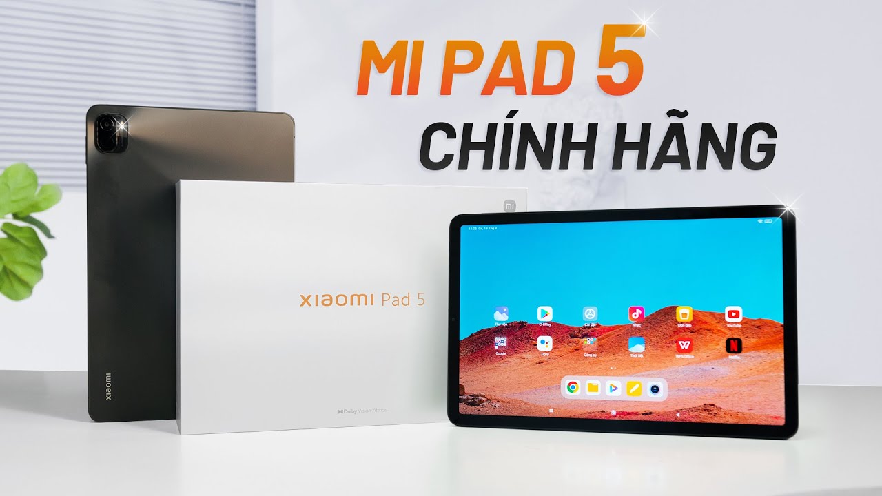 Mở hộp Xiaomi Pad 5 chính hãng đầu tiên Việt Nam: giá shock