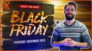 Black Friday Sale | Up to 52% off | Starts Nov 19th