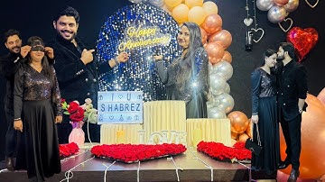 Happy Anniversary 💞 Surprise Celebration 🥹🥳 | My wife got emotional 😭 
