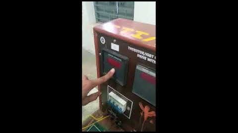 Thyristor IGBT controlled ac motor drive with vvvf control