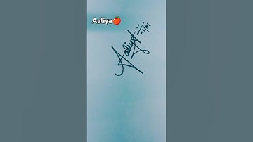 Aaliya name calligraphy🍎🍎🍎