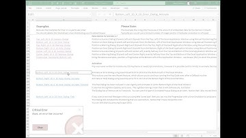 Pop Dialog Positioning and Animation Examples for Pop Version 1.7 for Excel