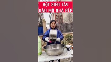 Bột siêu tẩy dầu mỡ nhà bếp MOF Lixhome thần thánh, đánh bay vết dầu mỡ cứng đầu xoong nồi, hút mùi,