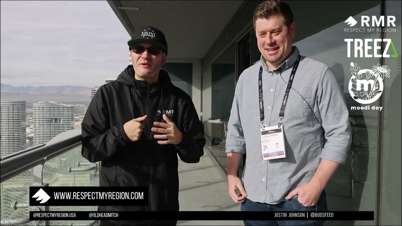 Justin Johnson Talks Budsfeed and Chill Steel Pipes with RMR at MJBizCon 2023