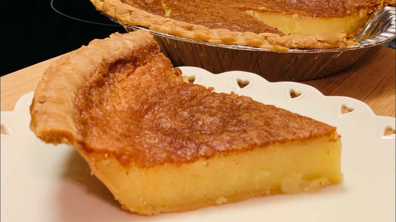 HOW TO MAKE A SOUTHERN CLASSIC CHESS PIE YouTube