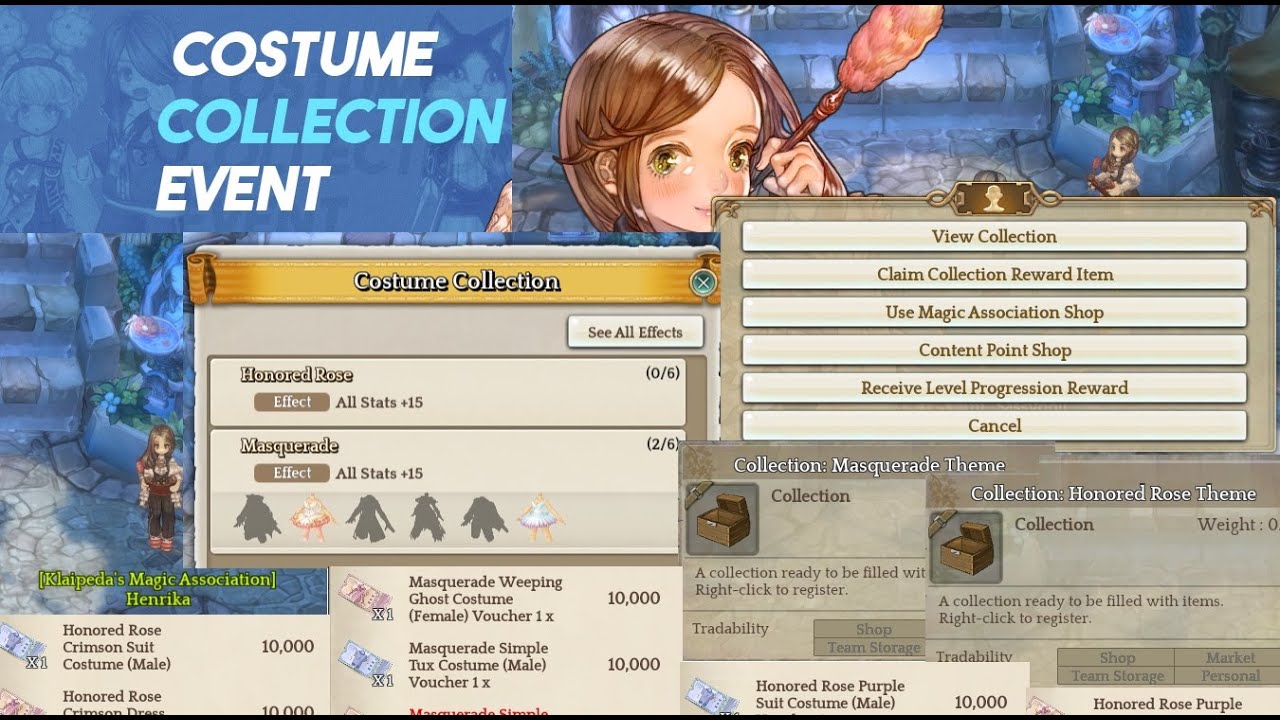 tree of savior hair costume  New Update  (Tree of Savior) Klaipeda - Costume Collection Event: Content Point shop [Worth it - Cosmetics]