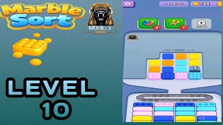 Marble Sort Level 10 Walkthrough Solution 