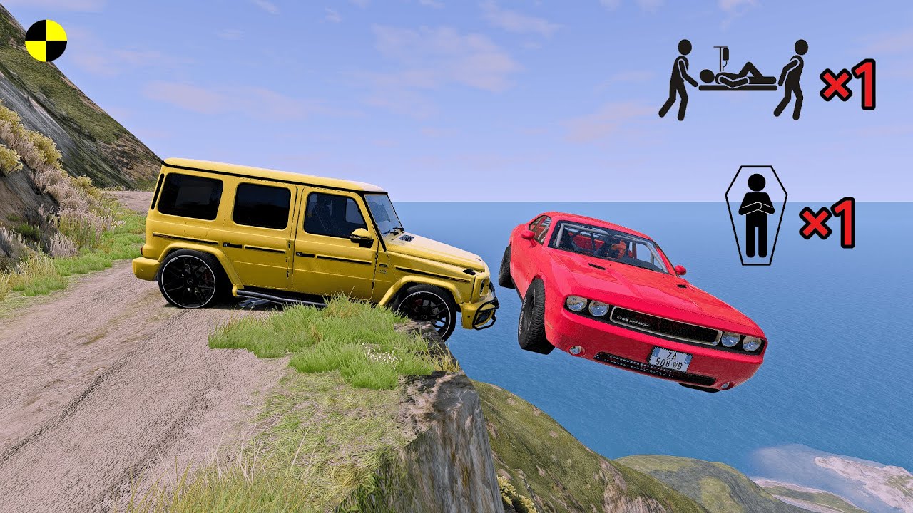 Realistic High-Speed Car Crashes in BeamNG.drive 