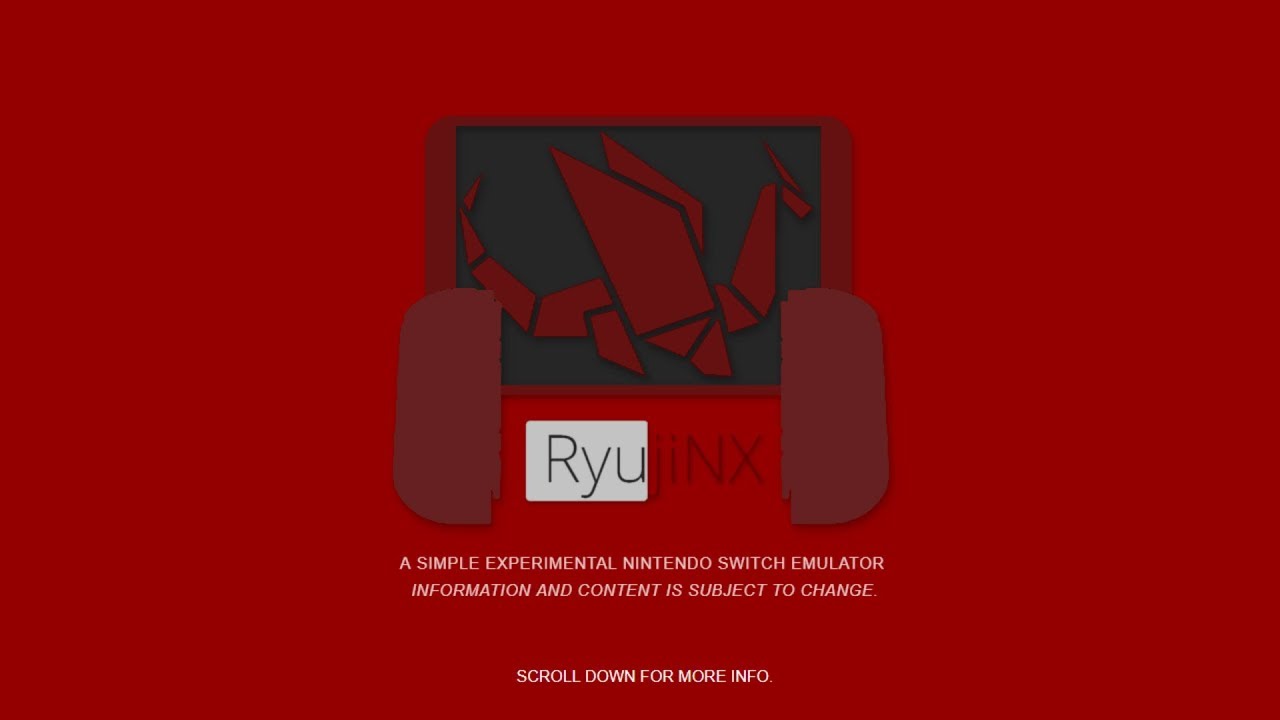 GitHub - Ryujinx/Ryujinx: Experimental Nintendo Switch Emulator
