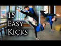 15 EASY KICKS | Tricking Tutorial