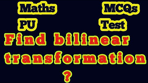 What is code for bilinear transformation?|What is a bilinear transformation?What is Mobius transform