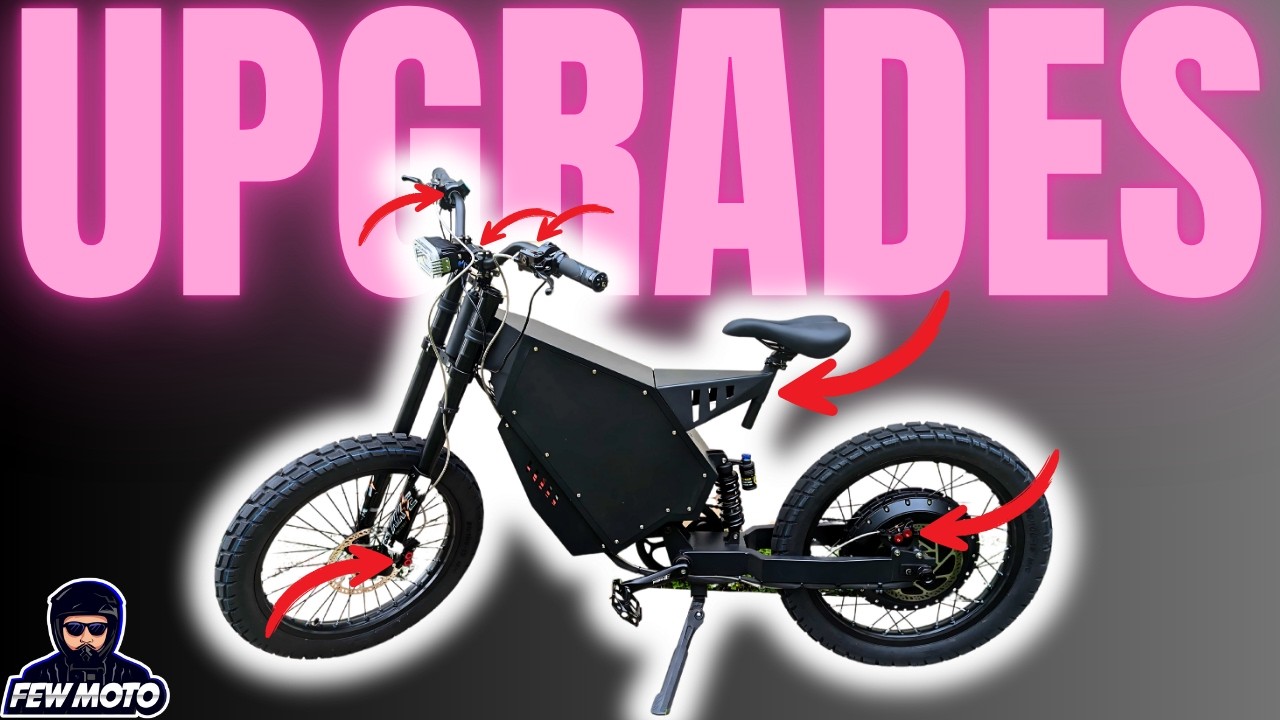 4 MUST Upgrades on the Stealth Bomber Electric Bike