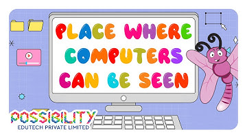 Where Do We See Computers? | Fun Computer Animation for Grade 1 Kids!